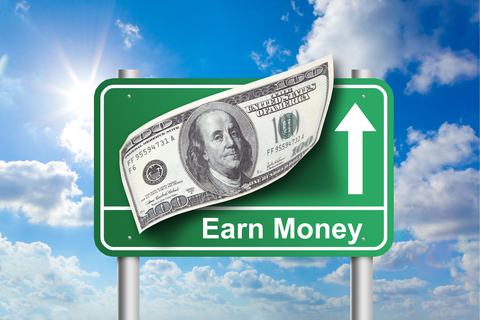 earn money sign