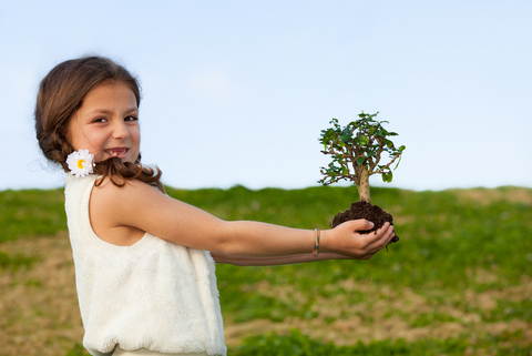 little girl tree